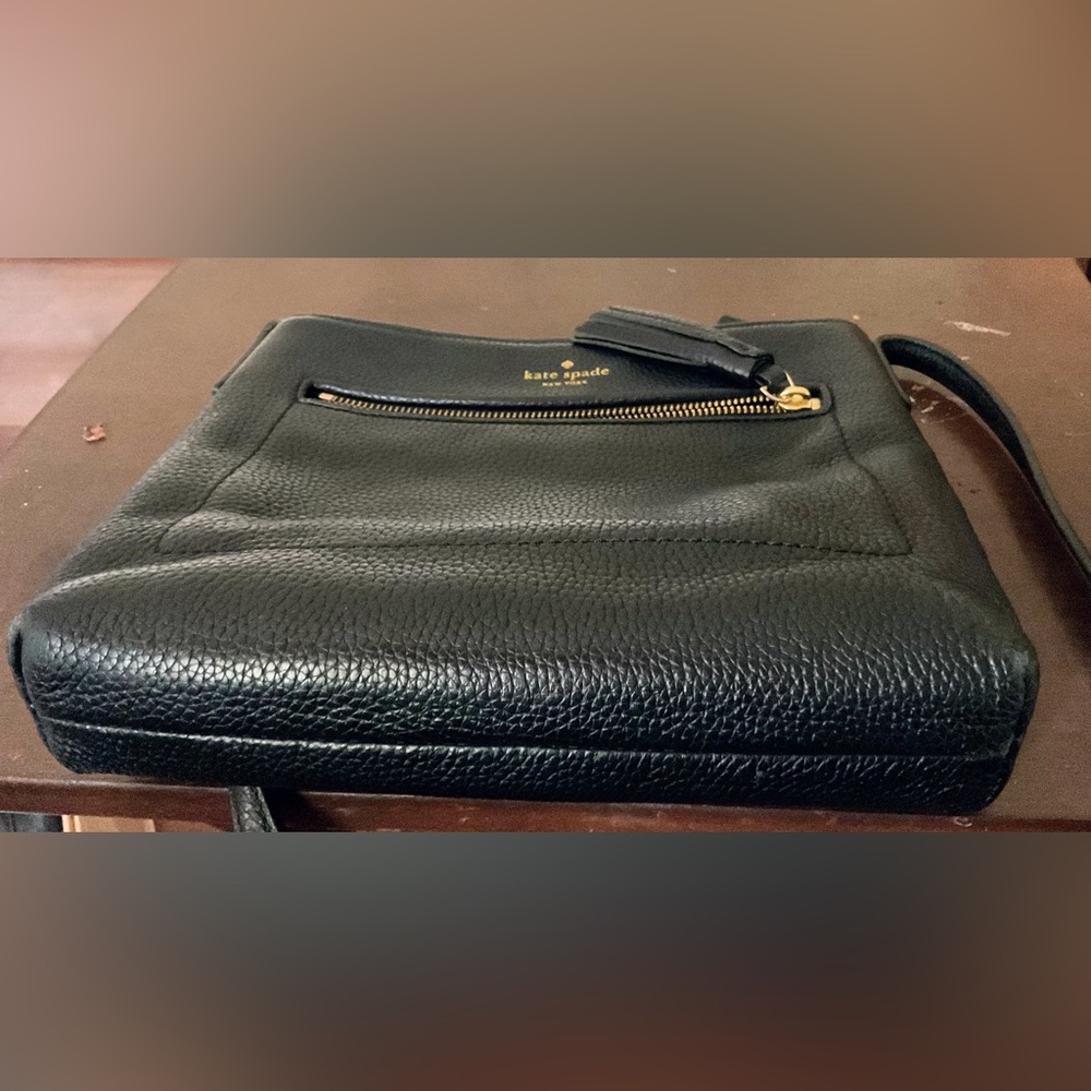 Kate Spade Black Leather Crossbody Bag